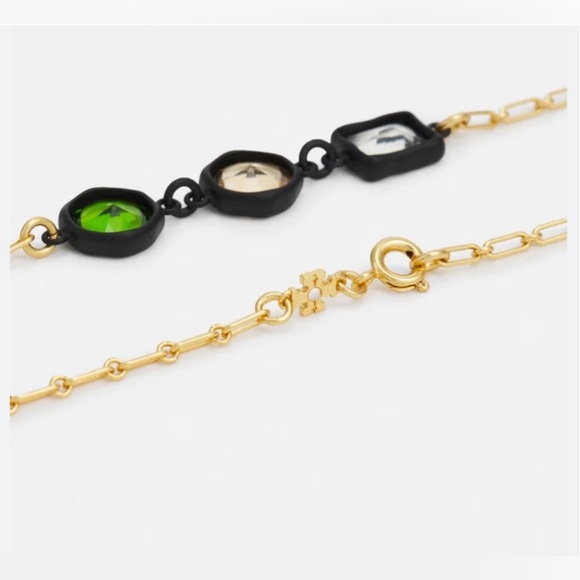 🆕 Tory Burch Authentic Roxanne Delicate Long Chain Necklace - Picture 6 of 10